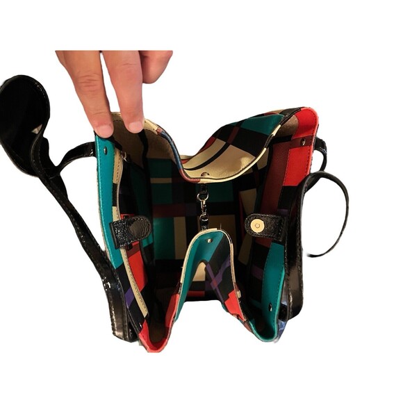 Kate Spade New York PERRY STREET PLAID MICHELLE CHECK TOTE Multi-Color - Picture 4 of 6